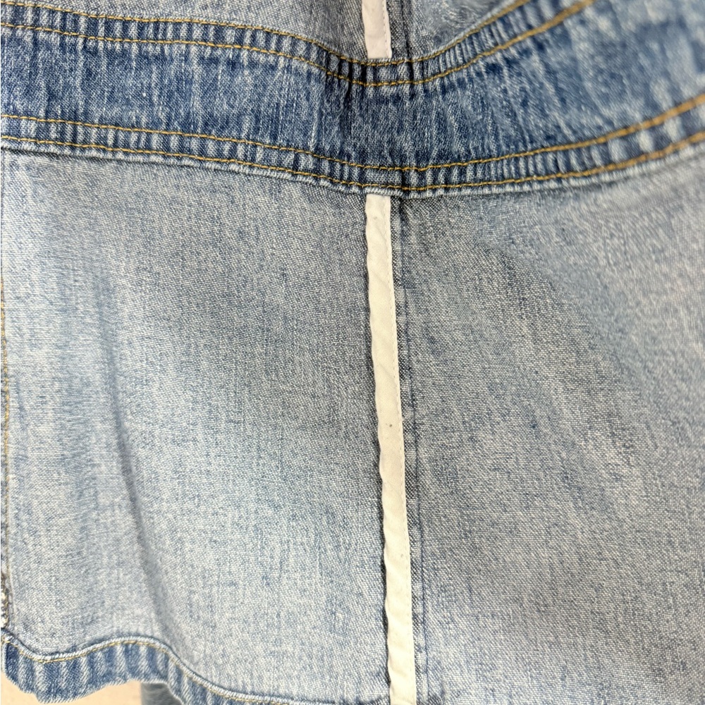 Valerie Stevens 100% Cotton Light Blue Denim Button-Front Jacket L - Picture 5 of 9
